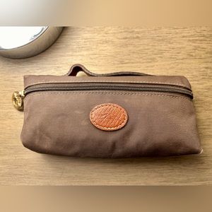 Longchamp small pouch olive army green